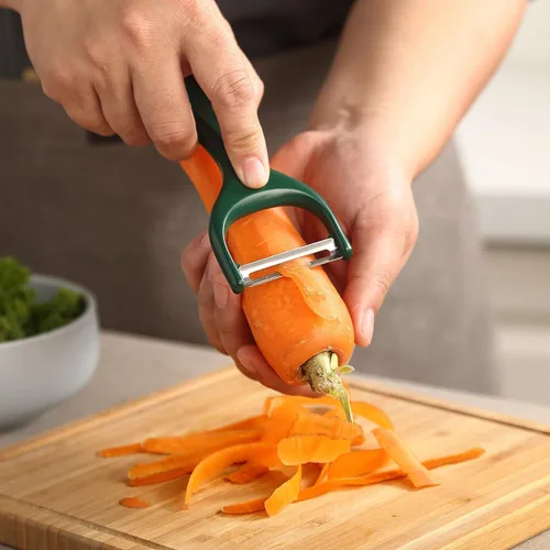 Miniatura 6 de Juego de cuchillos Keewah, juego de 16 piezas de cuchillos de cocina con soporte de acrílico, dorado