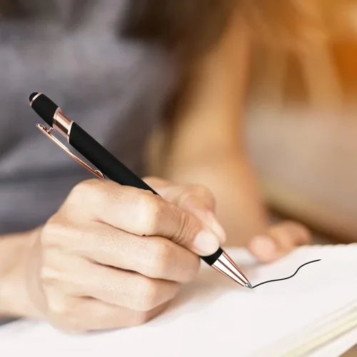 Miniatura 6 de 10 bolígrafos personalizados con nombre y texto para mujeres y hombres, bolígrafos personalizados con grabado gratis, regalos para negocios