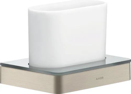 AXOR Tumbler Easy Install 42834820 - Accesorios modernos de 4 pulgadas en níquel cepillado, 42834820