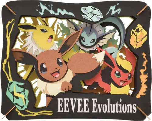 ensky - Pokémon - Eevee Evolutions, Paper Theater Evoluciones de Eevee