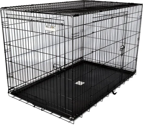 Miniatura 2 de Jaula grande con doble abertura Precision Pet, negra, Negro