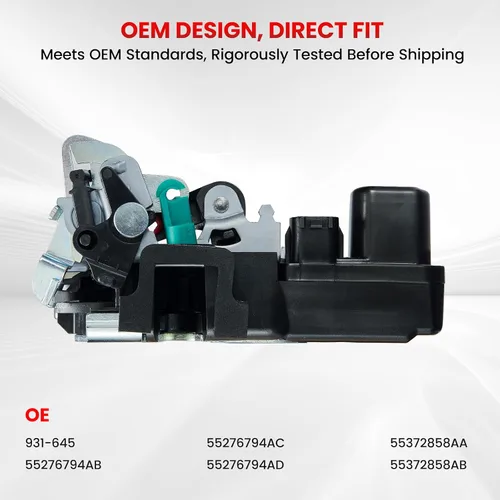 Miniatura 5 de SYERAL Actuador eléctrico para cerradura de puerta trasera derecha del lado del pasajero 931-645, motor de pestillo compatible con Dodge Ram 1500