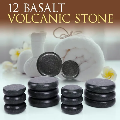 Miniatura 5 de SereneLife Juego de calentador de piedras de masaje portátil, kit de masajeador y calentador de piedras calientes para spa eléctrico con 6 grandes