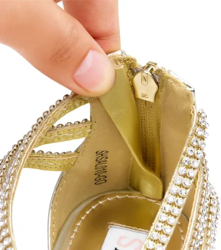 Miniatura 5 de Shesole, Sandalias para boda con apertura frontal para baile.