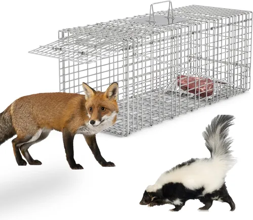 Miniatura 15 de Trampa humana para ratones, atrapa y libera, trampa unidireccional para roedores para uso en interiores y exteriores, trampa humana para ratas