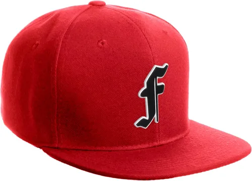Miniatura 905 de Daxton Gorra clásica con visera de billete plano con letras del alfabeto inglés antiguo de la A a la Z