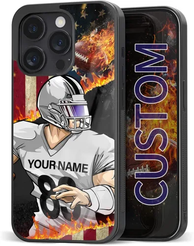 Miniatura 19 de Fundas de teléfono personalizadas con diseño deportivo para fanáticos para iPhone 11, 12, 13, 14, 15, 16 Pro Max Plus Mini X 7 8 SE para Samsung