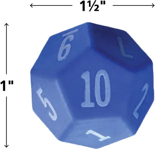 Miniatura 3 de Paquete de 6 dados de 12 lados
