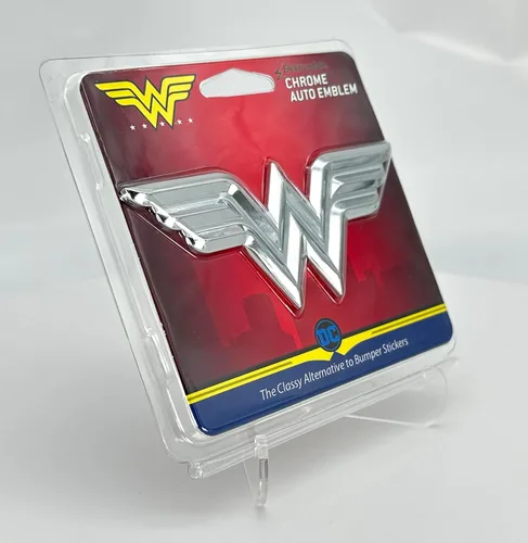 Miniatura 5 de Emblema cromado para auto de Mujer Maravilla (3D)