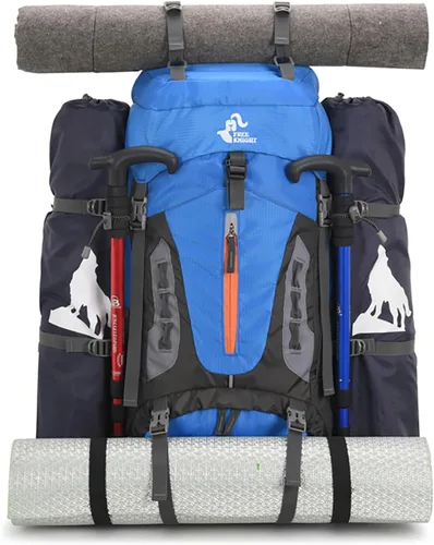 Miniatura 8 de Bseash - Mochila de 60 l para senderismo y campamento con cubierta contra la lluvia, mochila impermeable de gran capacidad para deportes al aire