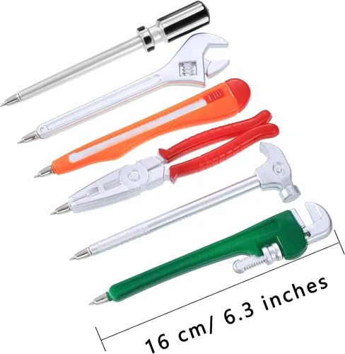 Miniatura 2 de Outus Juego de 24 bolígrafos novedosos con forma de tinta negra, bolígrafos de escritura para oficina, compañeros de trabajo, día del padre, regalo