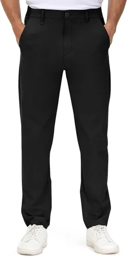 Miniatura 6 de TBMPOY Pantalones de golf elásticos para hombre, ligeros, de secado rápido, pantalones de trabajo casuales con 3 bolsillos