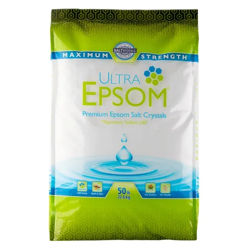 Miniatura 9 de SaltWorks Ultra Epsom - Sal de baño premium, grano medio, bolsa de 2 libras