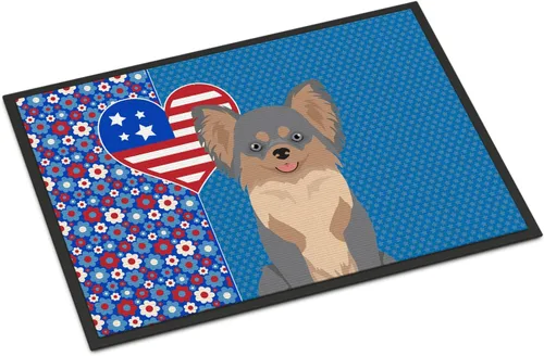 Miniatura 9 de Caroline's Treasures WDK5119JMAT Airedale Terrier USA - Tapete para interiores o exteriores, 24 x 36 pulgadas, tapete para puerta delantera