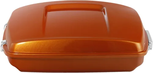 Miniatura 4 de HR3 Amber Whiskey 5.5" Equipaje de maletero tipo navaja con cierres Compatible con Street Glide FLHX 2014 2016 Road Glide FLTRX (Reemplaza al OEM)