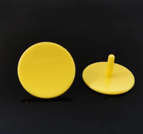 Miniatura 5 de Adhere Marcadores de pelota de golf, 50 unidades, 100 unidades, marcador de bola de posición de plástico, tamaño cuarto, 0.94 pulgadas, marcador