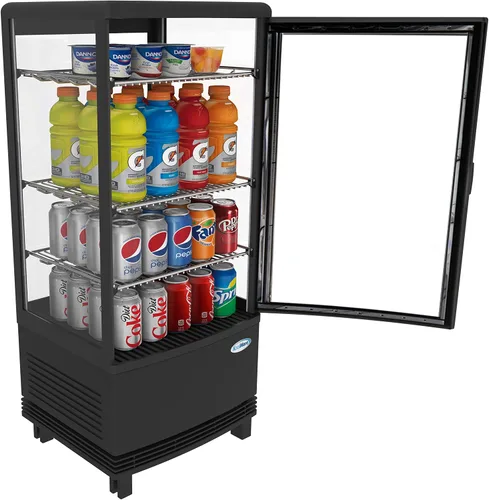 Miniatura 4 de KoolMore Refrigerador de pantalla CDCU-3C-BK, negro, 3 pies cúbicos