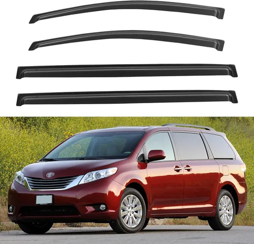 Miniatura 182 de YQAUTEC Viseras de Ventana Protectores de Lluvia para Honda Civic 2022 2023 2024 2025 2026, Deflectores de Viento de Ventilación de Ventana Fuera