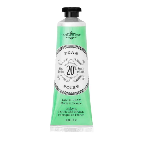Miniatura 5 de La Chatelaine Crema de manos con manteca de karité al 20% tamaño de viaje, aceite de argán orgánico, hidratante, nutritiva, reparadora, loción