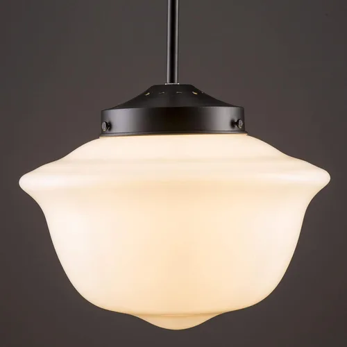 Miniatura 2 de Linea di Liara Iluminación colgante de cristal grande para isla de cocina, Lavagna, iluminación de cocina, estilo vintage, globo de escuela, negro