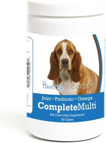 Miniatura 179 de Healthy Breeds Pug todo en uno multivitamínico suave masticable 60