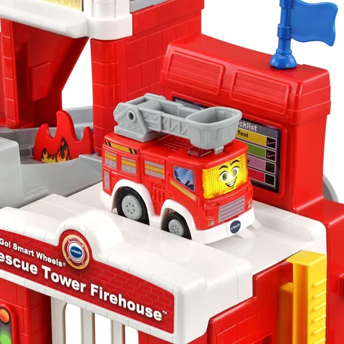Miniatura 6 de VTech Go! Go! Smart Wheels Torre de Rescate Estación de Bomberos