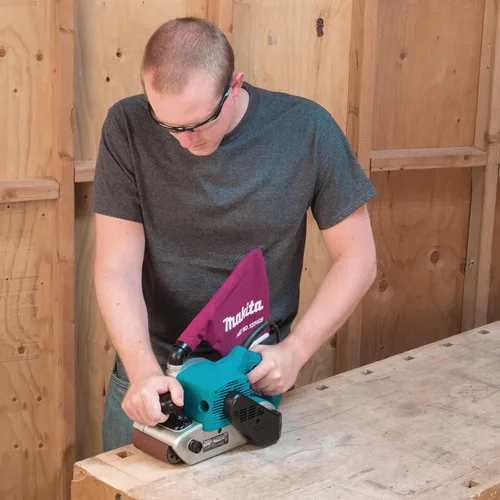 Miniatura 6 de Makita 9403 4" x 24" Sander de cinturón con gamuza bolsa para el polvo