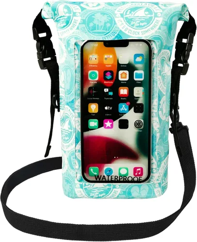 Miniatura 16 de geckobrands Bolsa impermeable para teléfono, geckoflage ártico, bolsa para teléfono al aire libre y bolsa seca, teléfonos Samsung Galaxy, teléfonos