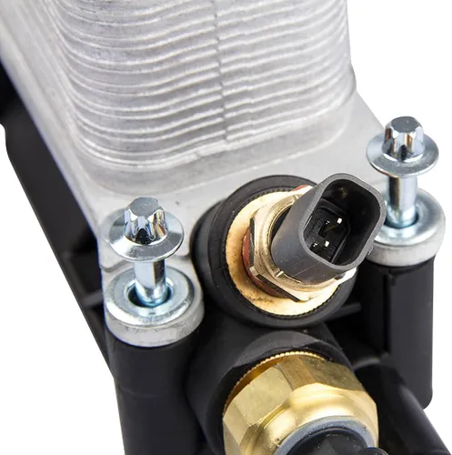 Miniatura 5 de 5184294AE Docas Conjunto de filtro de enfriador de aceite de motor compatible con 2011 2012 2013 Chrysler Dodge J-eep 3.6L V6 adaptador de filtro