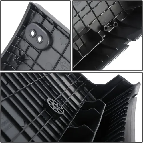 Miniatura 4 de Soporte de montaje de placa frontal de estilo fábrica compatible con Forte Koup 2.0L EX 14-15, negro mate