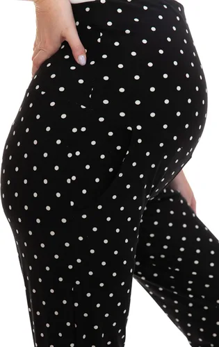 Miniatura 223 de Leggings Depot Pantalones de maternidad para mujer, sobre el vientre, pantalones deportivos casuales para descansar