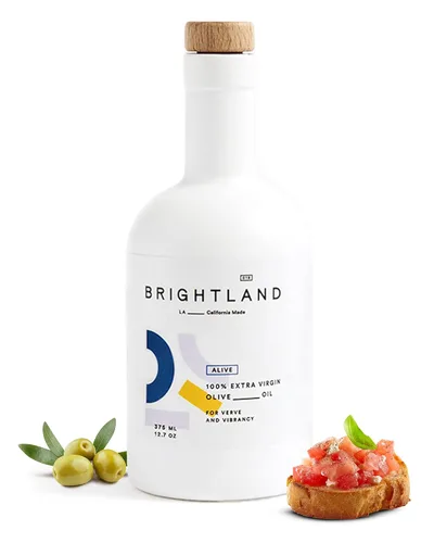 Brightland Aceite de Oliva Virgen Extra, Alive - Aceite Prensado en Frío de Alto Contenido de Polifenoles Ideal para Ensaladas, Hummus, Productos