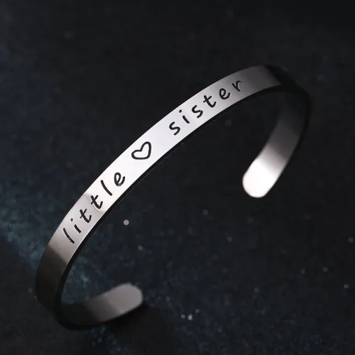 Miniatura 5 de BESPMOSP Big Sis Middle Sis Little Sis Sister - Pulsera para mujer y niña