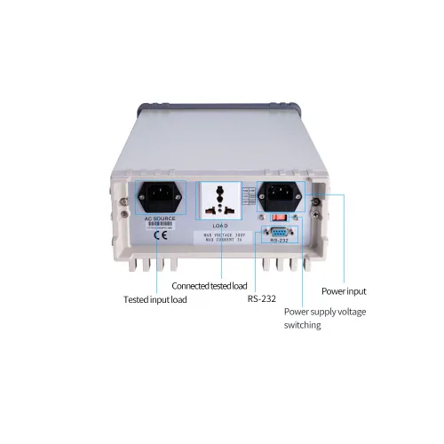 Miniatura 6 de MATRIX Medidor de potencia de alta precisión MPM-1010B, prueba de parámetro del medidor de potencia de CA con RS-232, medidor de potencia digital