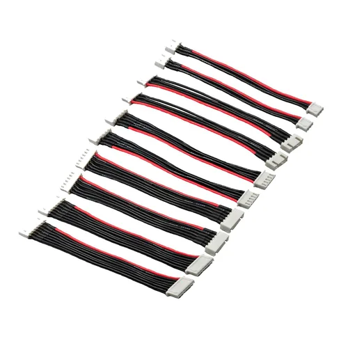Miniatura 5 de 10 cables de extensión de equilibrio de 2S 3 pines JST-XH macho a hembra Lipo adaptador enchufe con cable de silicona 22AWG de 5.9 pulgadas