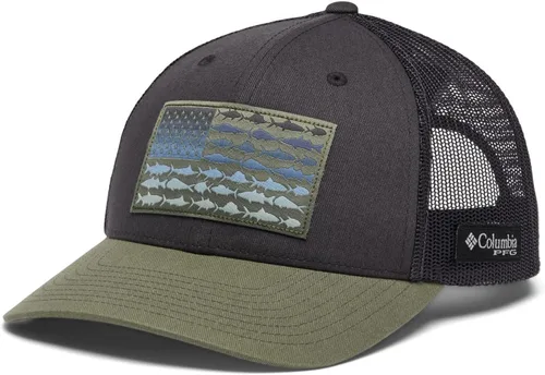 Miniatura 93 de Columbia - Gorra de malla con bandera con árboles unisex para adultos, corona alta