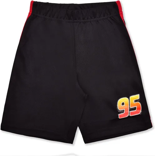 Miniatura 3 de Disney Cars, Mickey Mouse, Monsters Inc. - Conjunto de camiseta de manga corta y pantalones cortos para niños pequeños, pequeños y grandes