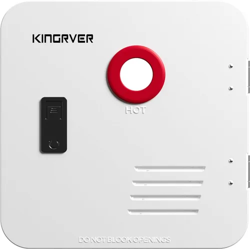 KINGRVER Kit de puerta blanca de 15 x 15 pulgadas - Esto es solo para calentadores de agua sin tanque KINGRVER para RV sin puerta, el calentador de