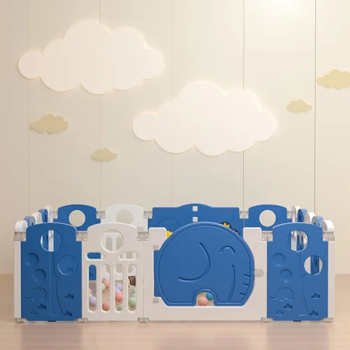 Miniatura 7 de LulliSpace Corralito para Bebés, para Niños y Niños Pequeños, Centro de Actividades para Niños, Patio de Juegos de Seguridad, Cerca para Bebés
