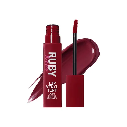Miniatura 12 de Ruby Kisses Crema labial de terciopelo, lápiz labial con acabado mate, color rico, tinte de labios de larga duración, ligera, nutritiva, PIEL