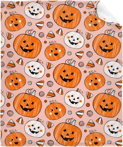 Miniatura 13 de Manta de fantasma de 40 x 30 pulgadas para cachorros, lindas mantas de fantasma para niñas y mujeres, mantas de forro polar ligeras para amantes