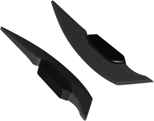 Miniatura 8 de Akozon 1 juego de alerón aerodinámico para motocicleta, compatible con motocicletas universales y bicicletas eléctricas (negro)