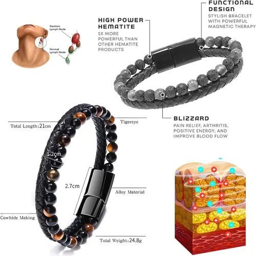 Miniatura 7 de FOTTEPP Humanic+ Maxhematie - Pulseras de cuentas de Maxhematie Humanic+ Pro, pulseras de cuentas Humanic+ Pro Maxhematie, pulsera de cuentas humanic