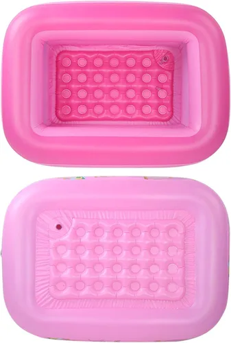 Miniatura 7 de Piscina familiar inflable con bomba de 47.2 x 35.4 x 14.2 in, piscinas para niños y adultos o toda la familia, más que otras piscinas inflables
