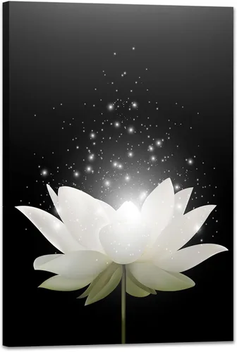 Miniatura 10 de Impresiones en lienzo para pared, imágenes de flores de loto, decoración de baño, pintura zen, spa, fotos, obras de arte enmarcadas para meditación