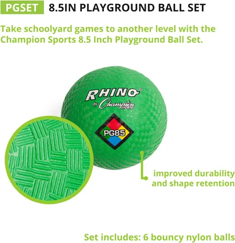Miniatura 6 de Champion Sports Paquete de almacenamiento de pelota y equipo para patio de recreo