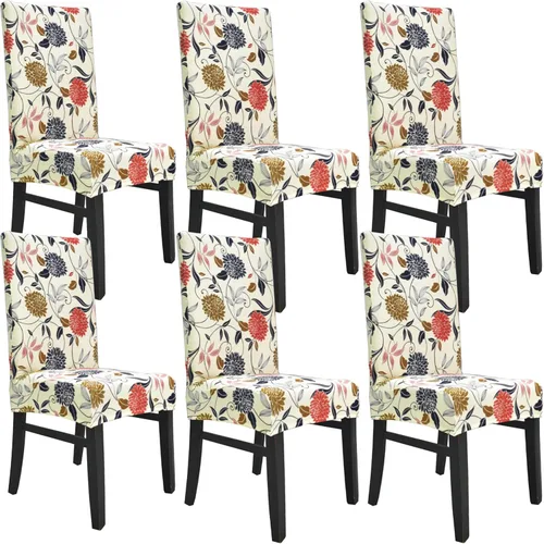 Miniatura 25 de Fundas elásticas para sillas de comedor, con protección contra mascotas, fiestas, de ajuste universal, hechas de suave poliéster Mariposas