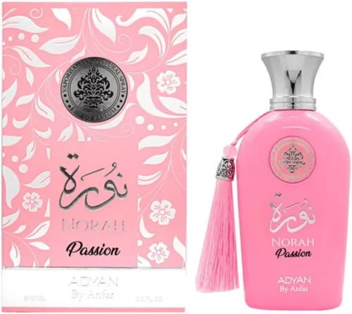 ADYAN Norah Passion 3.4 fl oz (3.4 fl oz) I Perfume floral de primera calidad I Fragancia cautivadora I Elegancia de larga duración I Aroma