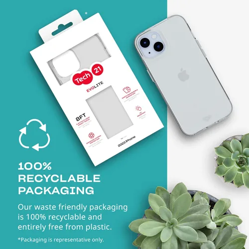 Miniatura 7 de Tech21 EvoLite - Funda para iPhone 15 / 16e - Funda fina de protección contra impactos, transparente