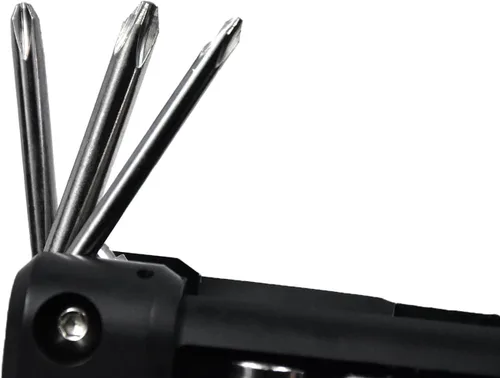 Miniatura 7 de Juego de herramientas multiusos para bicicleta, juego de herramientas de bicicleta con llave hexagonal incluida para carretera, exteriores y Negro